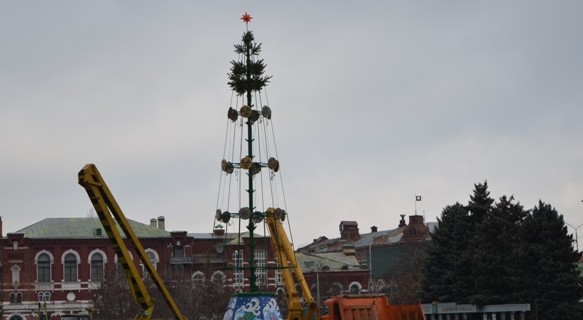 новогодняя елка, театральная площадь